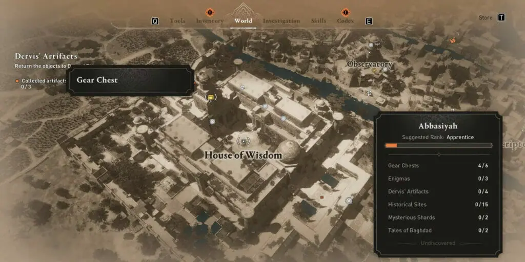 Assassin's Creed Mirage: все шаги, чтобы получить сундук Дома мудрости